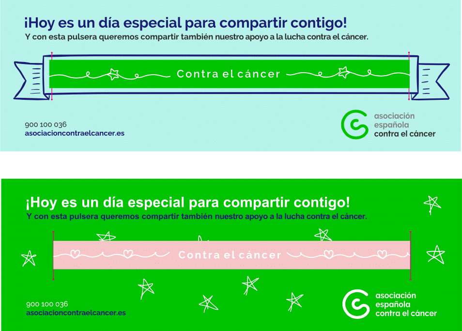 Pulseras eventos tela (Pack 25)