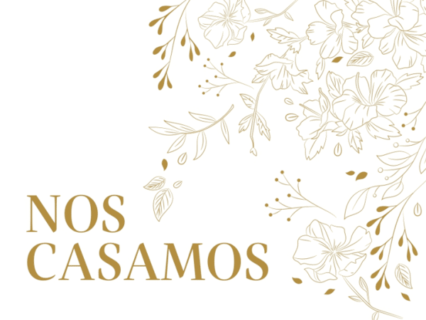 Tarjeta Boda Nos casamos