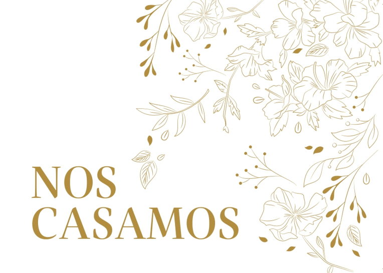 Tarjeta Boda Nos casamos