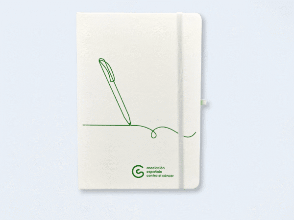 Libreta solidaria blanca y verde