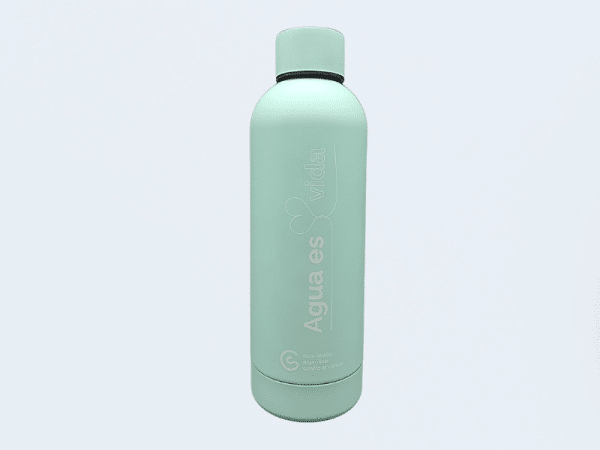 Botella térmica mensaje