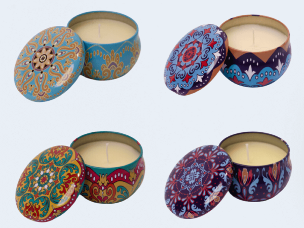 Pack de 4 velas solidarias